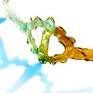 Vintage Brass Belt Sash Holder Eighties